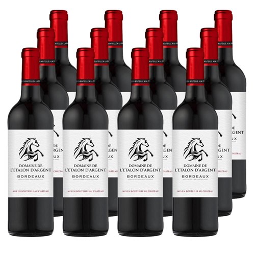 Case of 12 Domaine de L'Etalon d'Argent Bordeaux 75cl